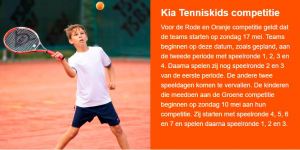 2020 Kia Tenniskids uitstel