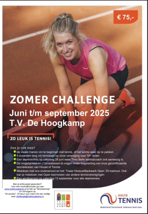 Poster Carmen zomer challenge